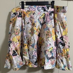 Dolls Kill X Archie Riverdale Comic Print Skater Skirt 3x